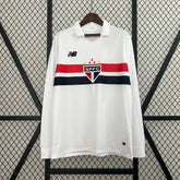 Camisa Manga Longa São Paulo I 24/25 - Adidas - Branca