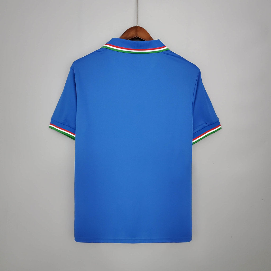 Camisa Itália Retrô 1982 Azul