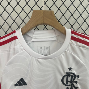 Kit Infantil Flamengo II 24/25 - Adidas - Branco