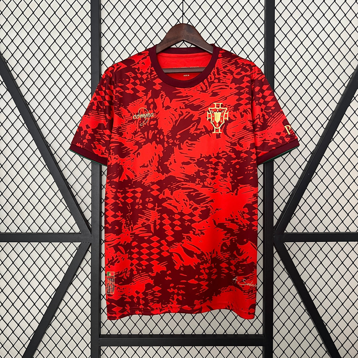 Camisa Portugal Treino 2024/25 - Vermelha - Nike