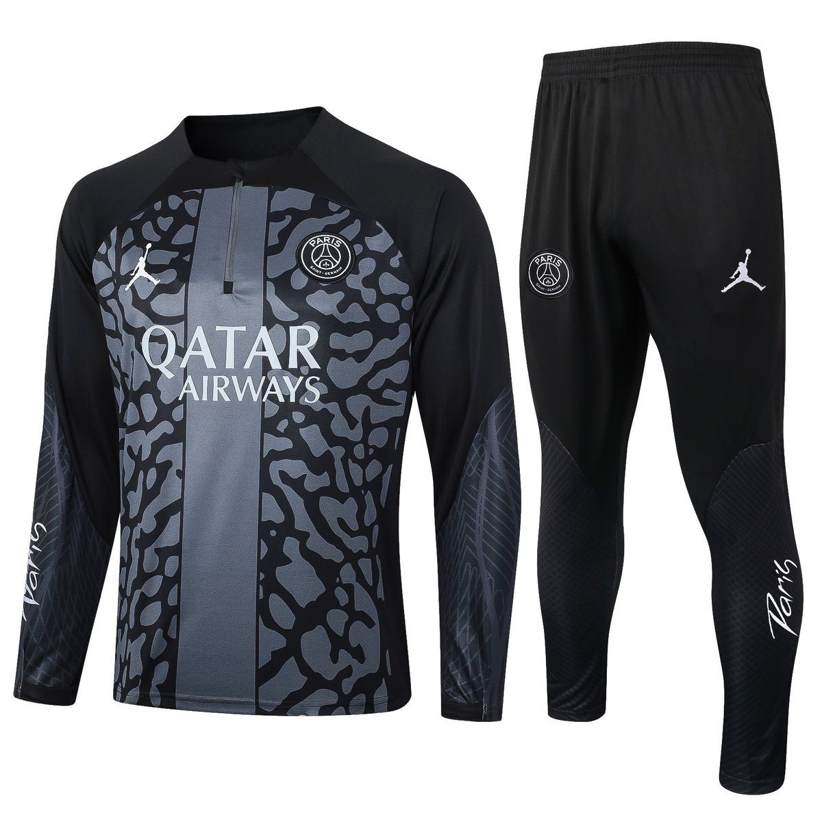 Conjunto de Frio PSG - Preto Jordan