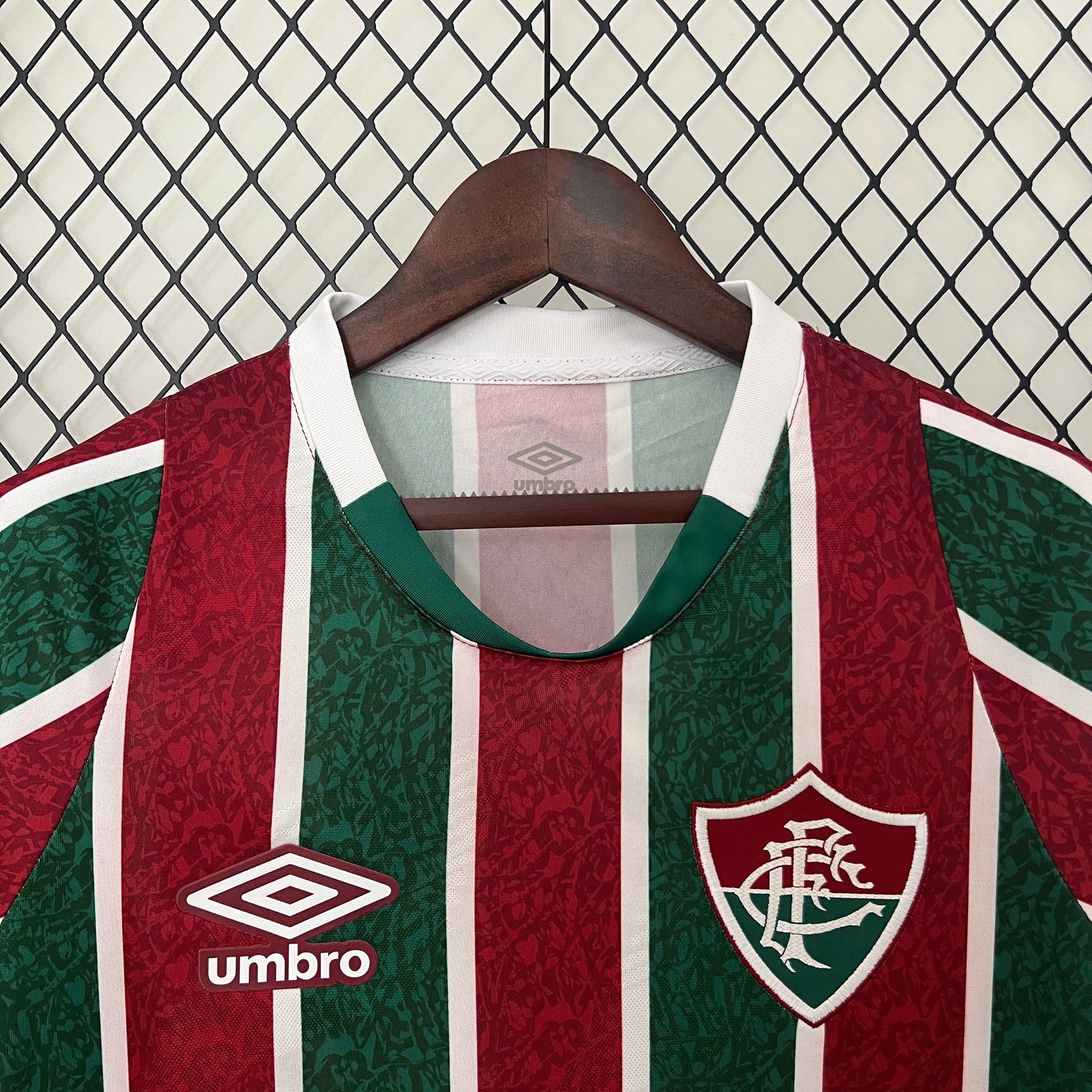 Camisa Fluminense I 24/25 - Umbro - Vermelha e Verde