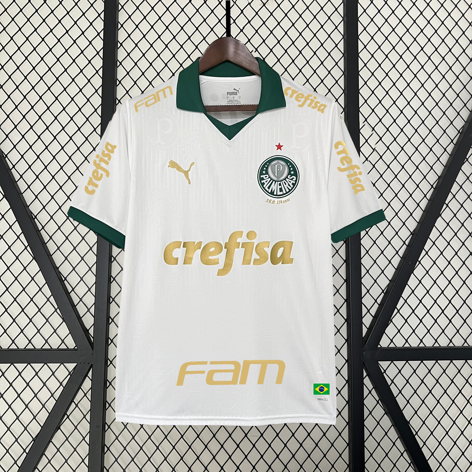 Camisa Palmeiras II 24/25 + Patrocínios e Patch - Puma - Branca