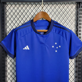 Camisa Feminina Cruzeiro I 23/24 Adidas - Azul