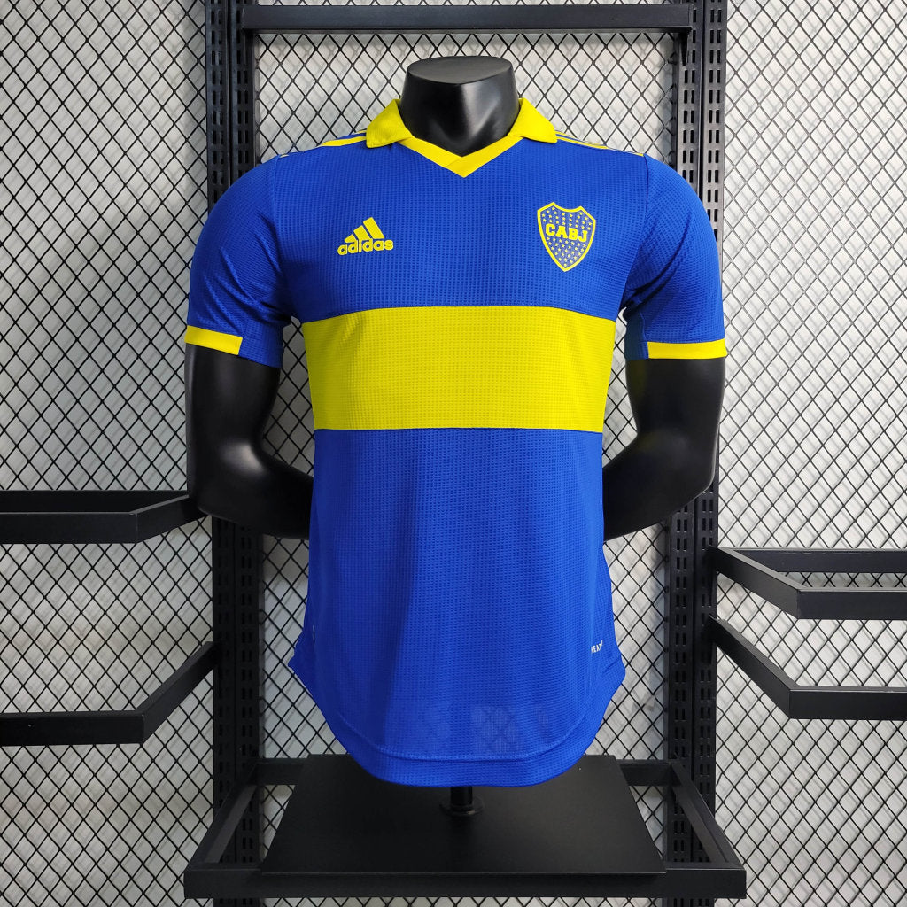 Camisa Boca Juniors I 23/24 - Azul e Amarela - Adidas - Masculino Jogador