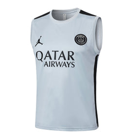 Kit Treino PSG 23/24 Nike - Branco e Preto - 23/24