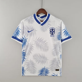 Camisa Seleção Brasil Fourth 2022 Nike - Branco - Conceito Floresta Amazônica