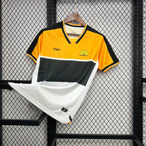 Camisa Criciuma  Home 24/25 - Amarela, Preto e Branco