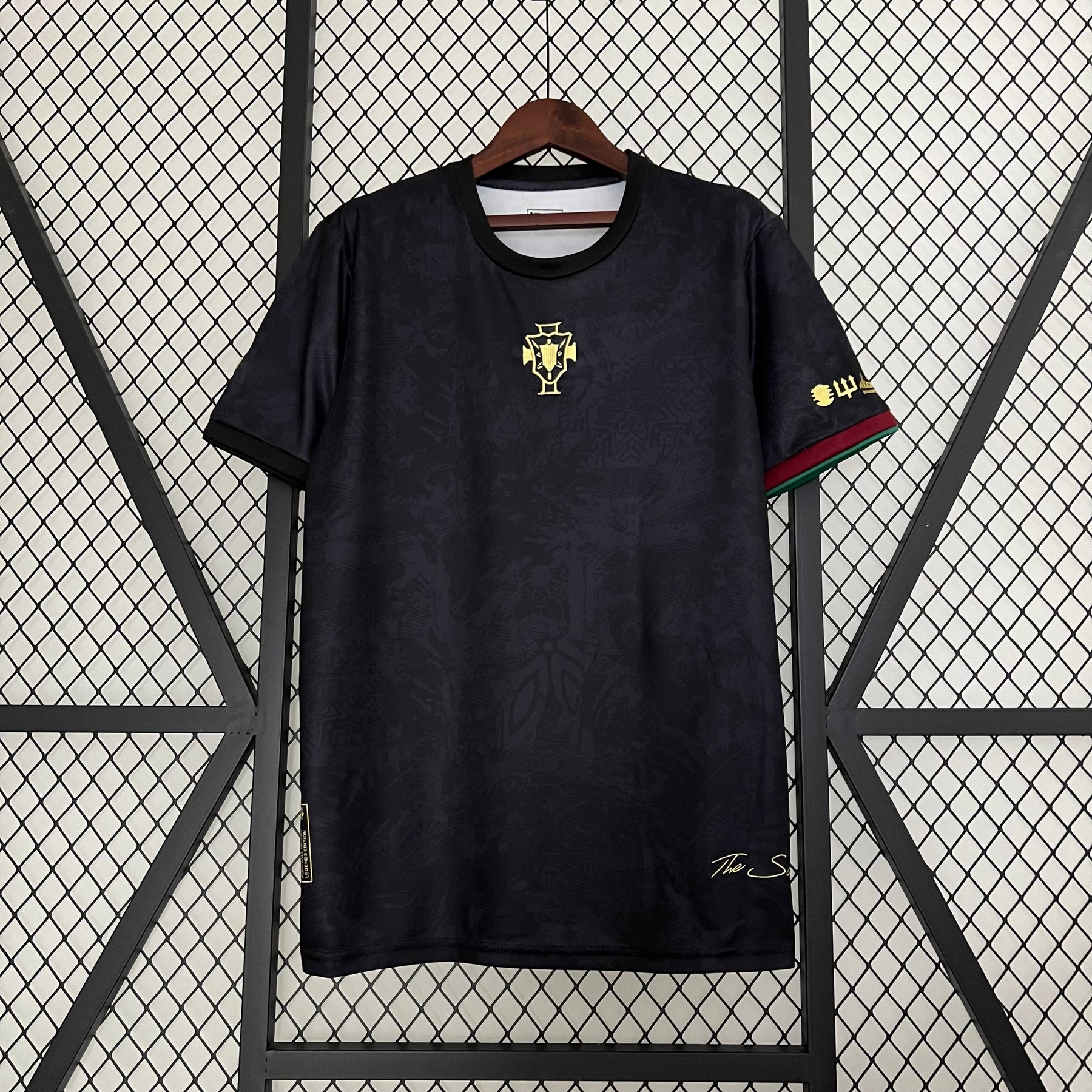 Camisa Portugal Black Edição Especial 2023 - Preta