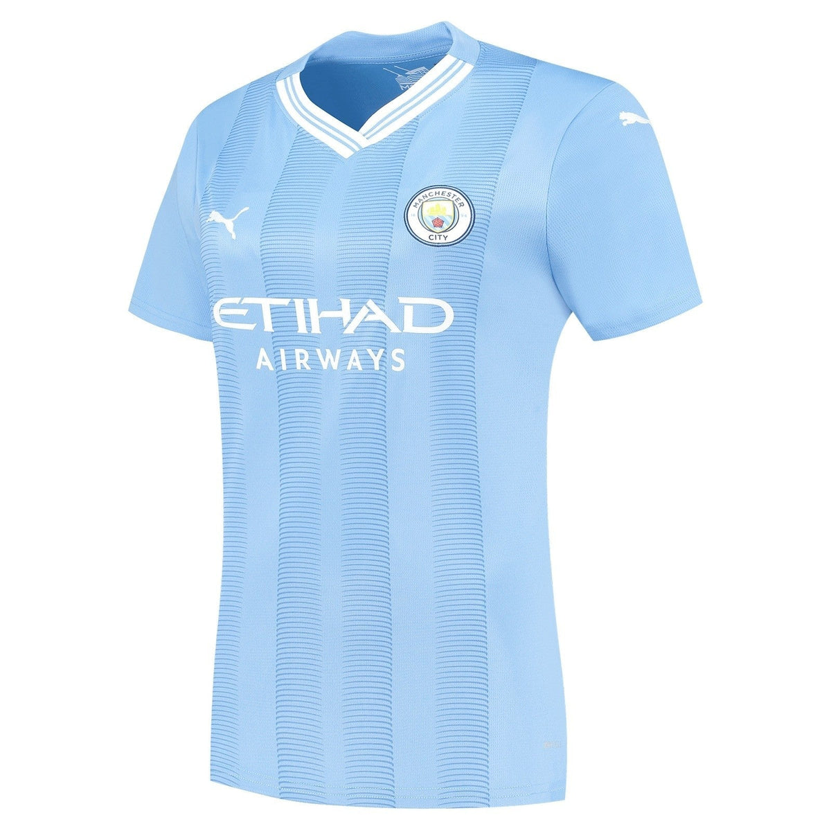 Camisa Feminina Manchester City I 23/24 Puma - Azul