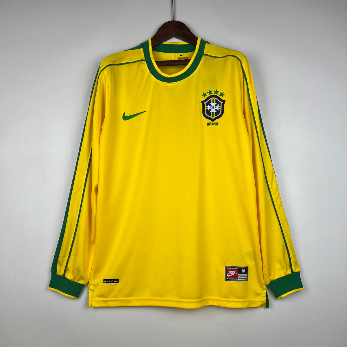 Camisa Seleção Brasil Retrô 1998 Amarela e Verde - Nike