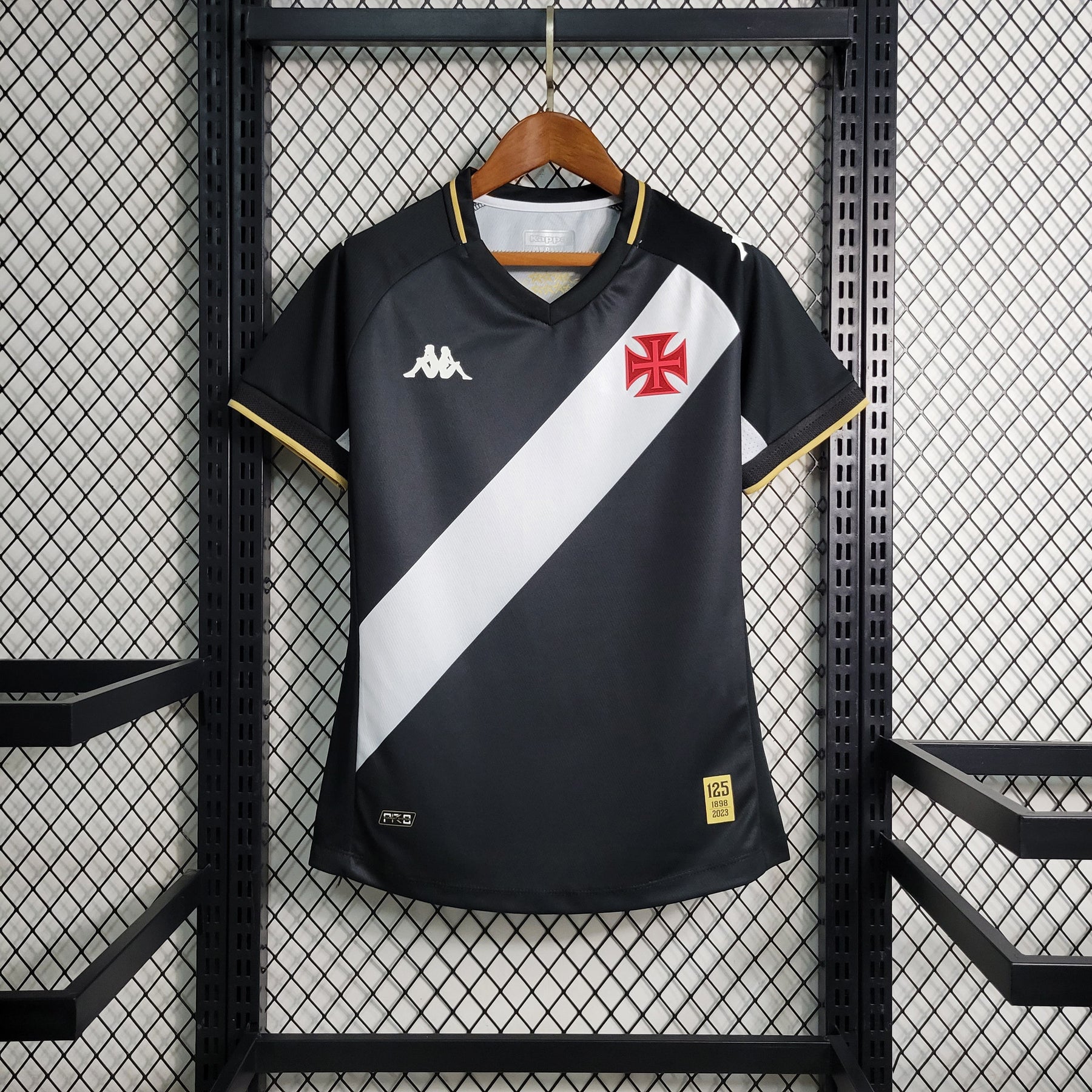 Camisa Vasco I 23/24 Feminina Kappa - Preto