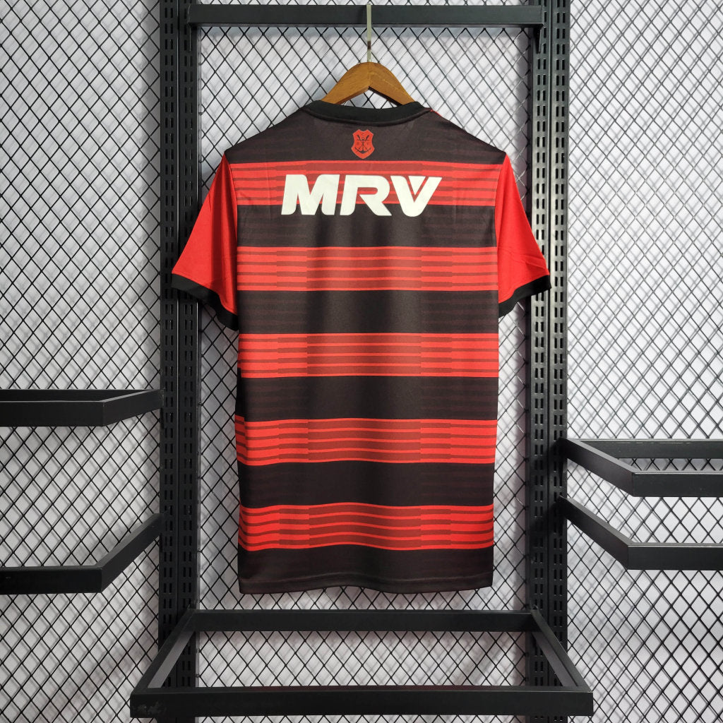 Camisa Flamengo Retrô 2018/2019 - Vermelha e Preta