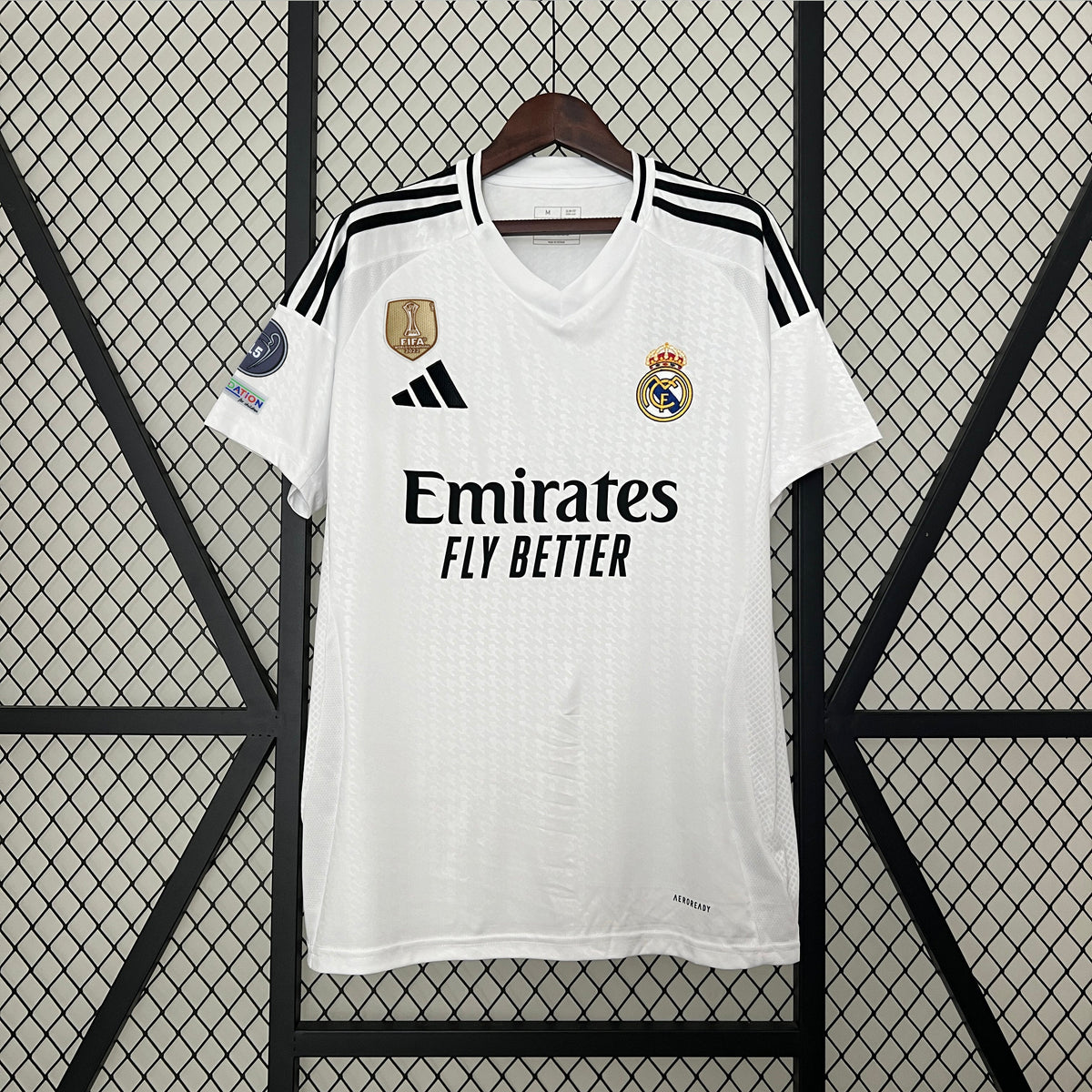 Camisa Real Madrid I 24/25 + Patchs - Adidas