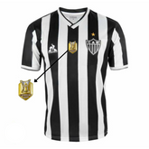 Camisa Atlético Mineiro I [Patch Campeão Brasileiro] 21/22 Le Coq - Preto e Branco