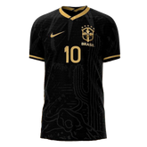 Camisa Seleção Brasil Fourth 2022 Nike - Preto - Conceito Nordeste