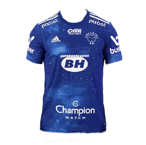 Camisa Cruzeiro I 22/23 Adidas [Todos os Patrocínios] - Azul