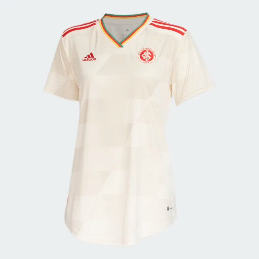 Camisa Feminina Internacional II 22/23 Adidas - Bege