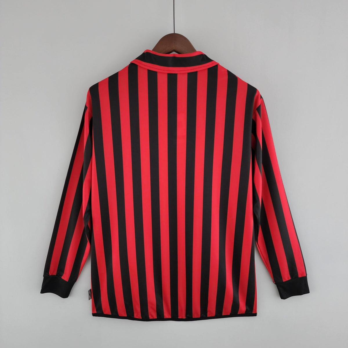 Camisa Manga Longa Milan 1999/2000 Adidas - Preto e Vermelho