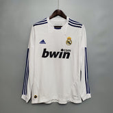 Camisa Manga Longa Real Madrid 10/11 Adidas - Branco