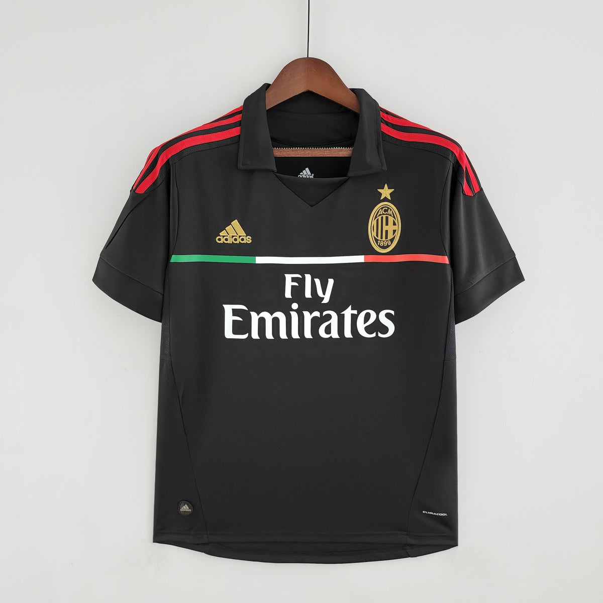 Camisa Milan Retrô III 11/12 Preta - Adidas