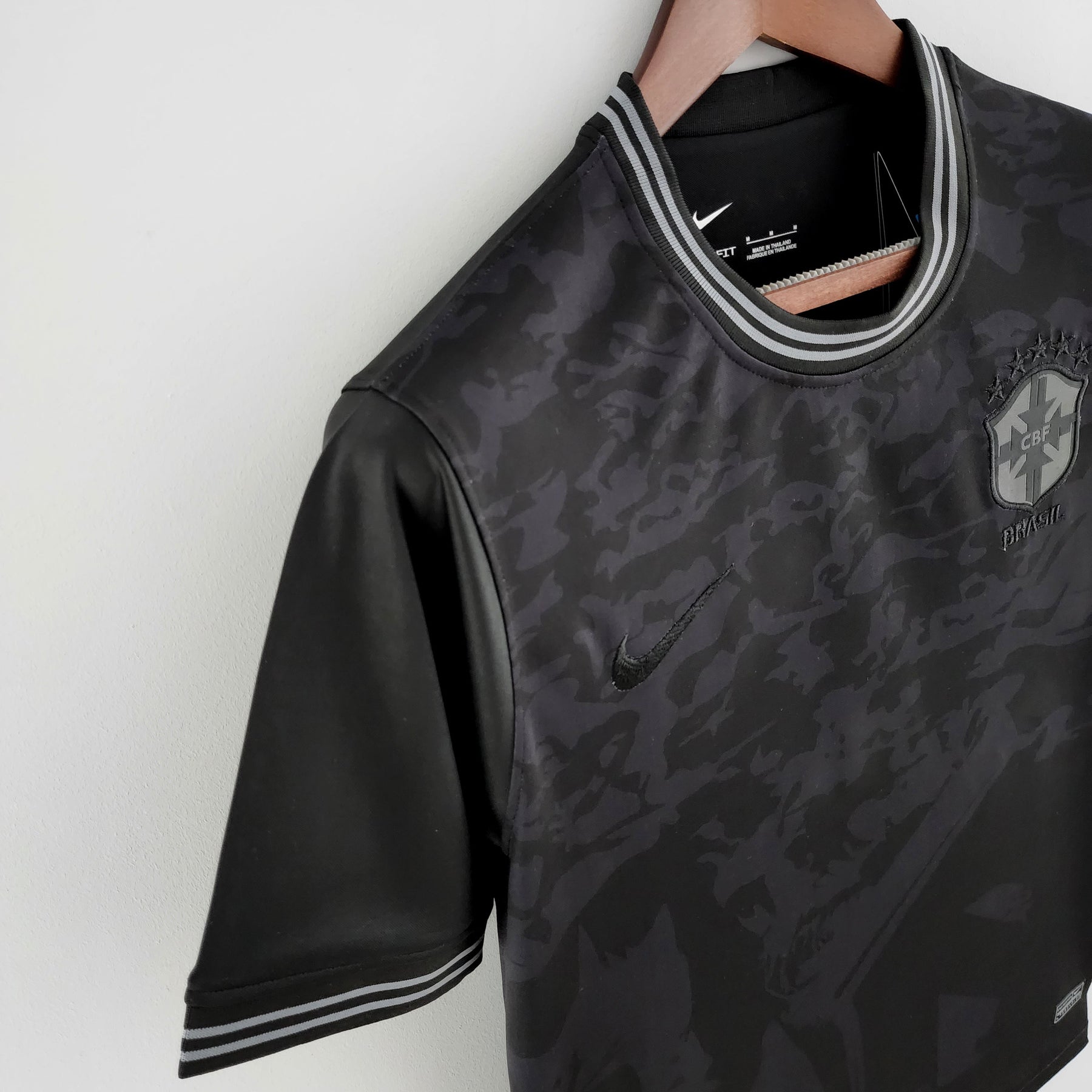 Camisa Seleção Brasil 2022 Nike - Preto - Conceito  All Black