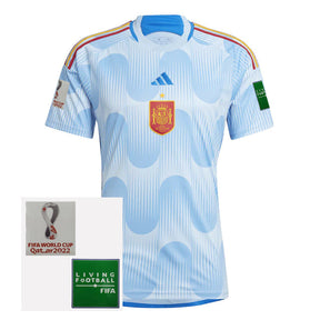 Camisa Seleção Espanha II 2022 Adidas [Com Patch] - Azul Celeste