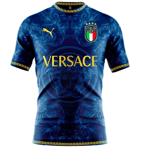 Camisa Seleção Itália x Versace - Puma - Azul