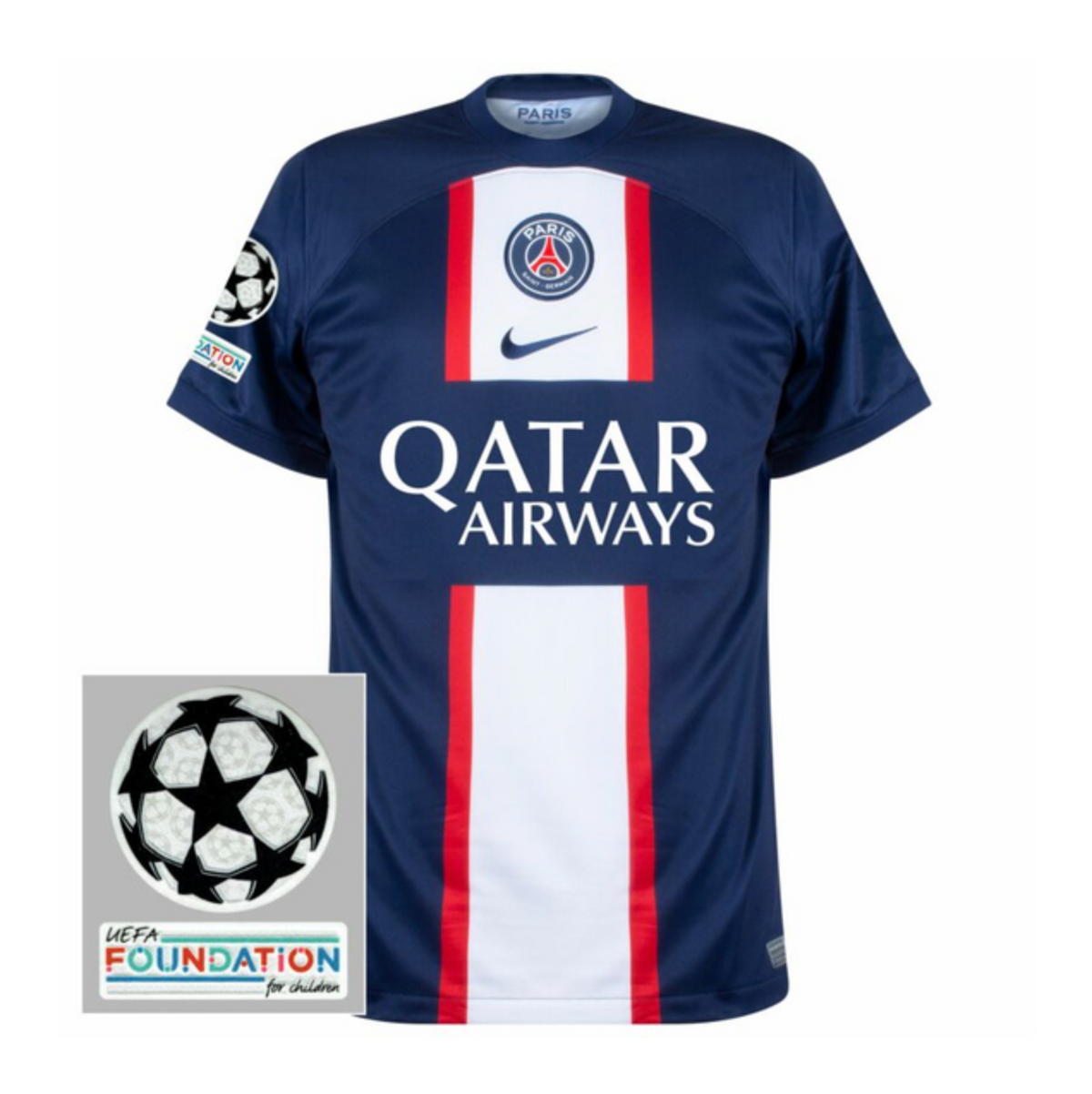 Camisa PSG I [Patch Champions League] 22/23 Nike - Azul