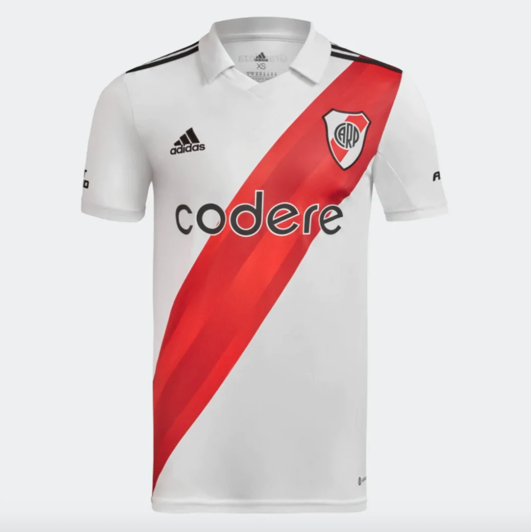 Camisa River Plate I 22/23 Adidas - Branca