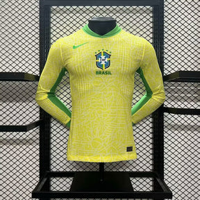 Camisa Manga Longa Seleção Brasil I 2024/25 - Nike - Amarela