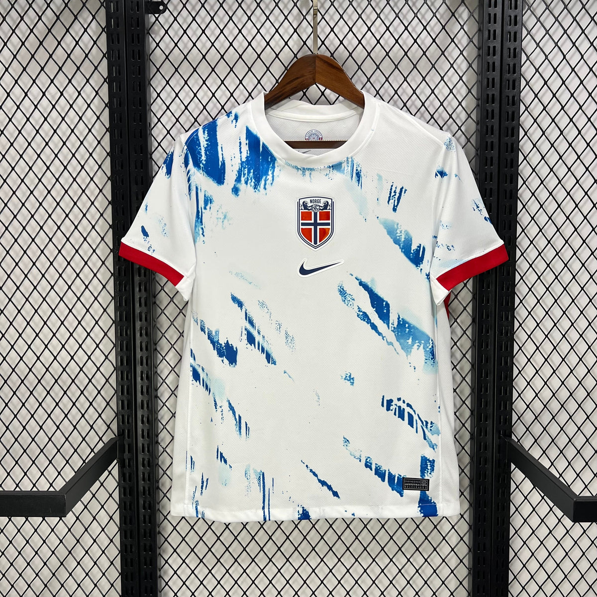 Camisa Seleção Noruega 2024/25 Nike - Azul e Branco