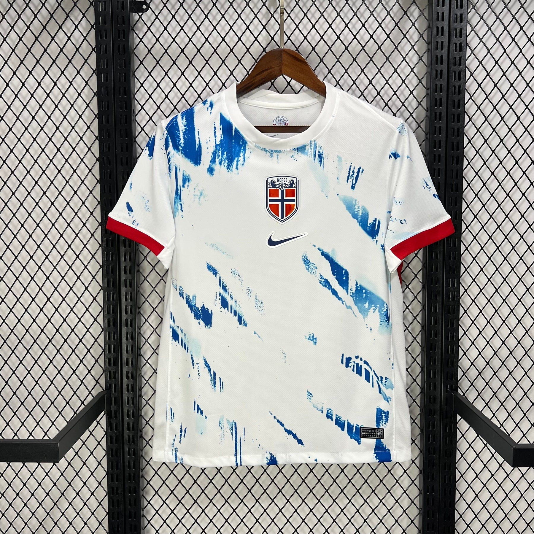 Camisa Seleção Noruega 2024/25 Nike - Azul e Branco