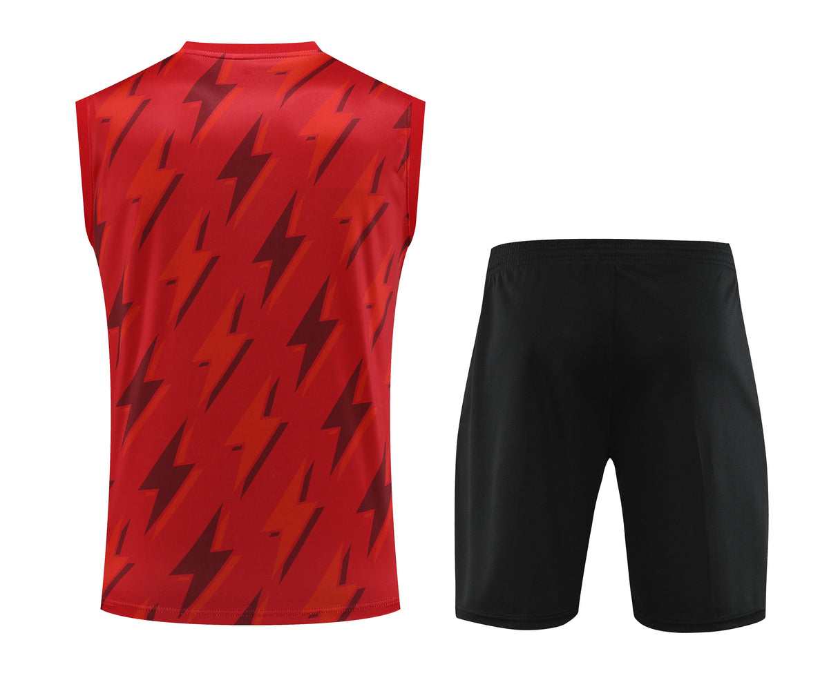 Kit Treino Arsenal 23/24 Adidas - Vermelho