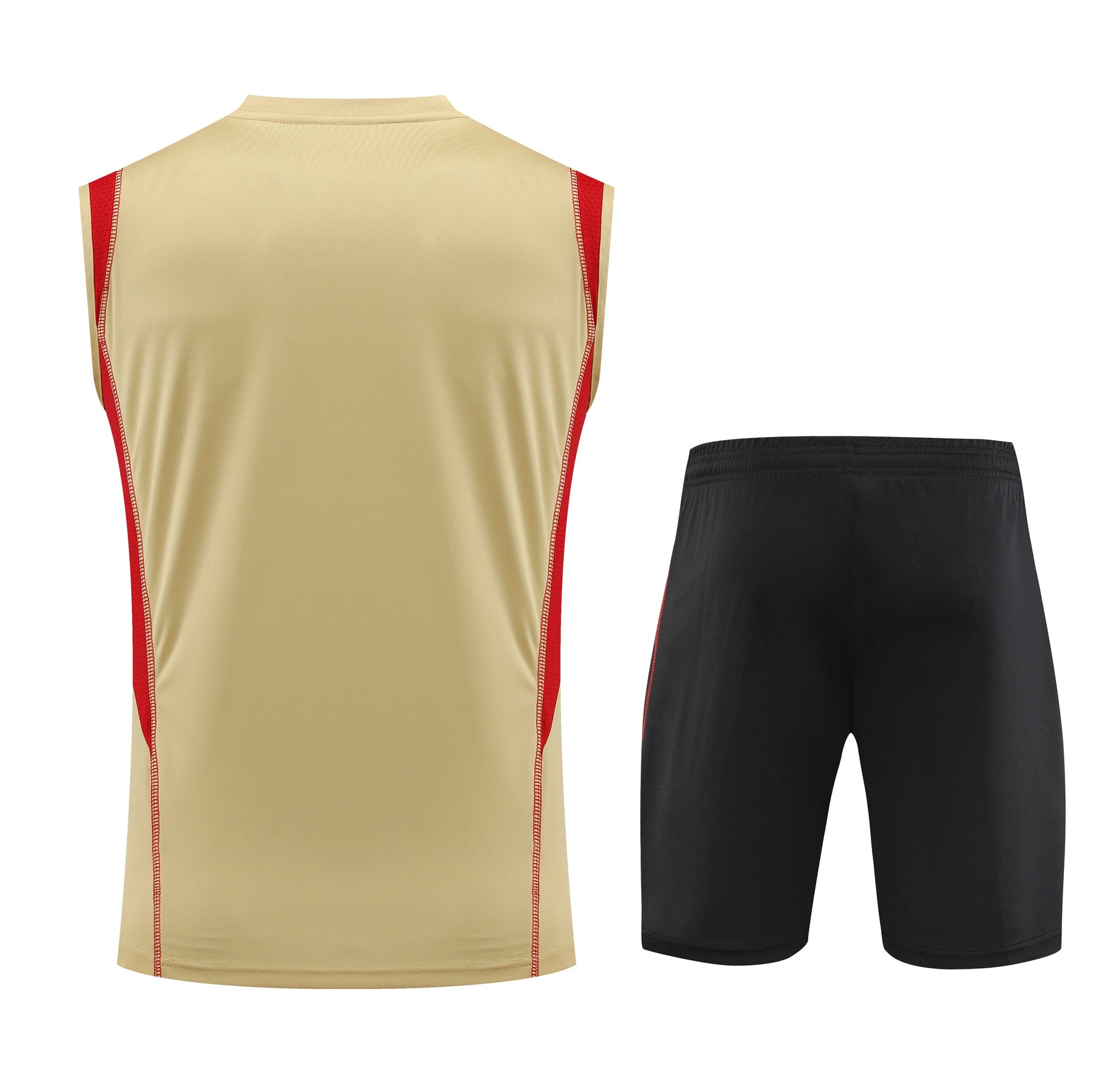 Kit Treino São Paulo 23/24 Adidas - Dourado com Preto