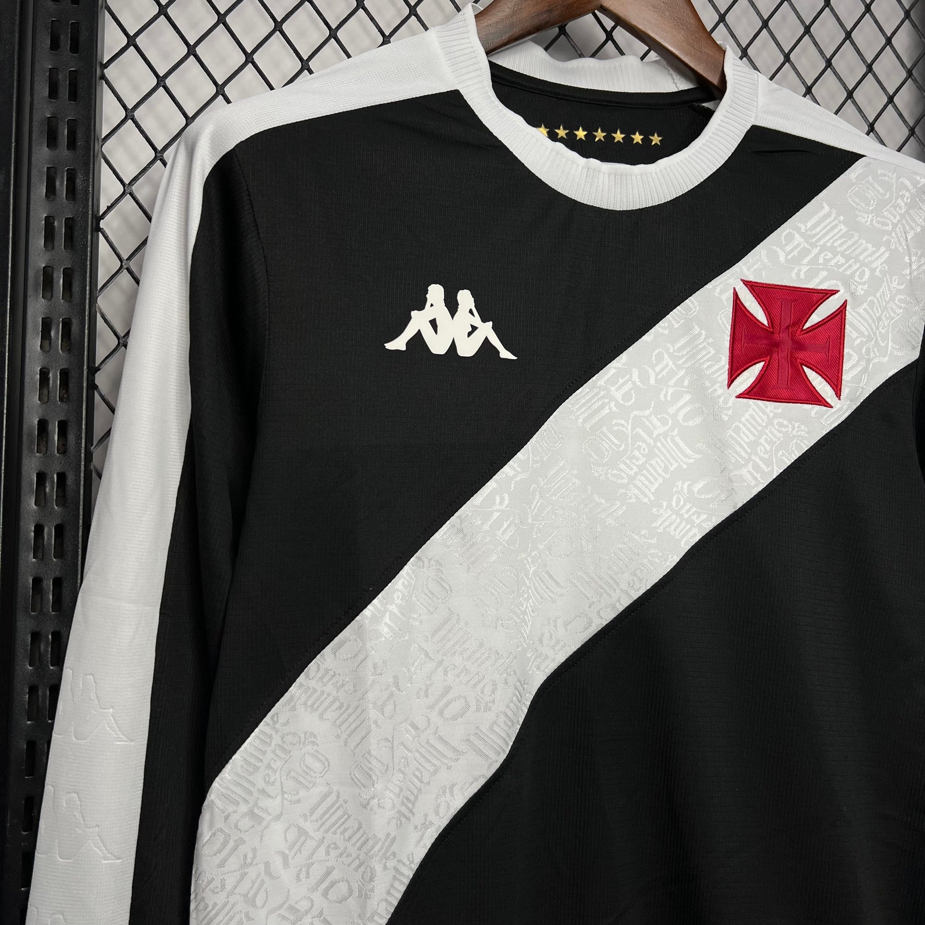 Camisa Manga Longa Vasco I 24/25 - Kappa - Preto