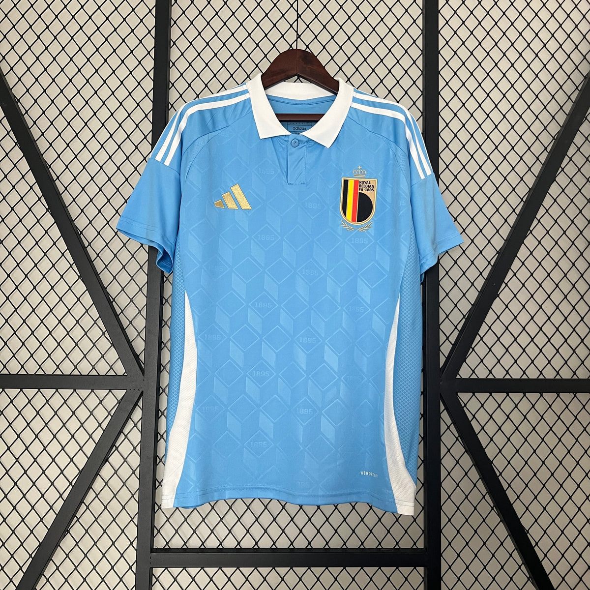 Camisa Bélgica 2024/25 Away - Azul - Adidas