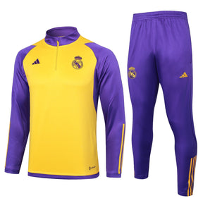 Conjunto de Frio Real Madrid - Amarelo e Azul - 23/24