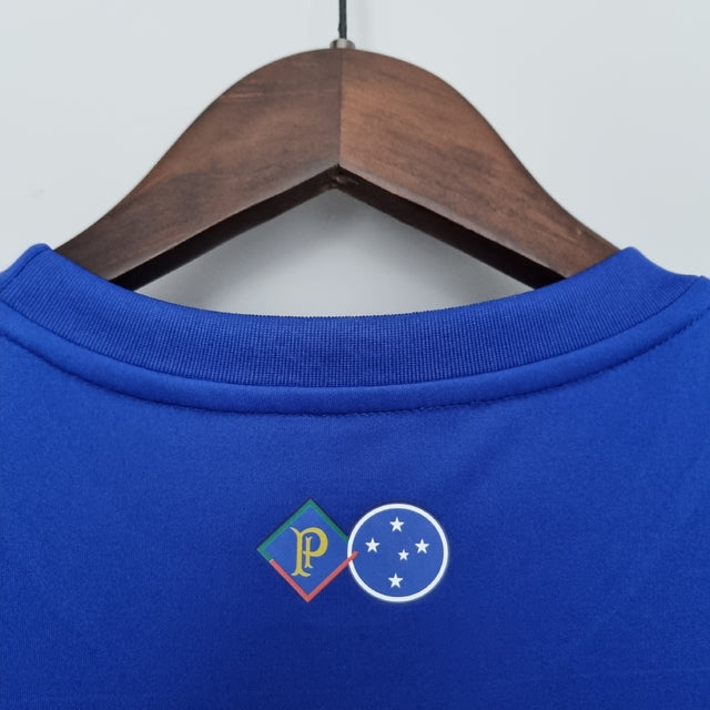 Camisa Feminina Cruzeiro I 22/23 Adidas - Azul