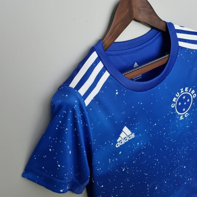 Camisa Feminina Cruzeiro I 22/23 Adidas - Azul