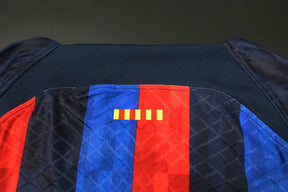 Camisa Barcelona I 22/23 Azul e Vermelha - Nike - Masculino Jogador