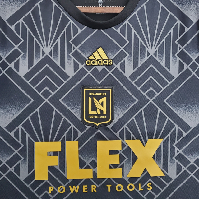 Camisa Los Angeles FC 22/23 Adidas - Preto e Dourado