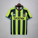 Camisa Manchester City Retrô 1998/1999 Amarela e Preta - Kappa