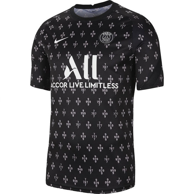 Camisa Treino PSG 21/22 Nike - Preto