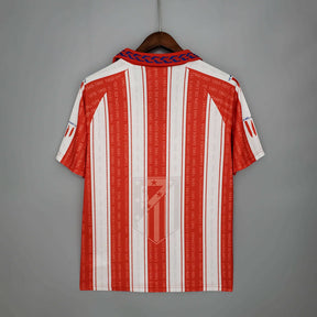 Camisa Atlético de Madrid Retrô 1995/1996 Branca e Vermelha - Puma