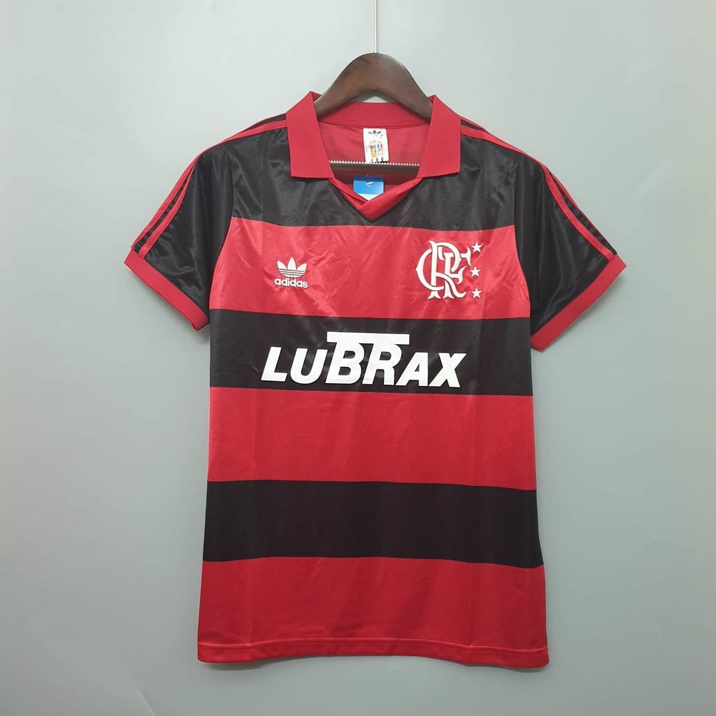 Camisa Flamengo Retrô 1990 Vermelha e Preta - Adidas