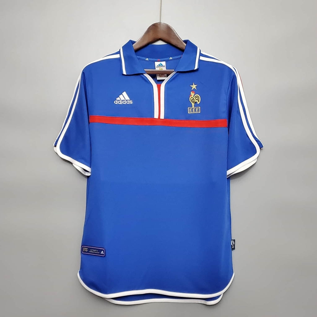 Camisa França Retrô 2000 Azul - Adidas