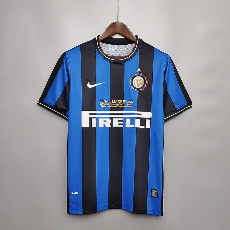 Camisa Inter de Milão Retrô 2010 Azul e Preta - Nike