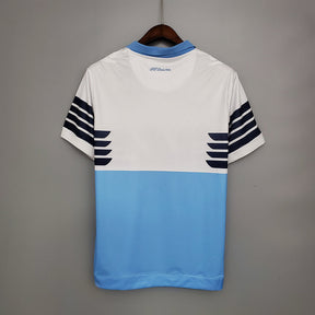 Camisa Lazio Retrô 2014 Azul e Branca - Macron