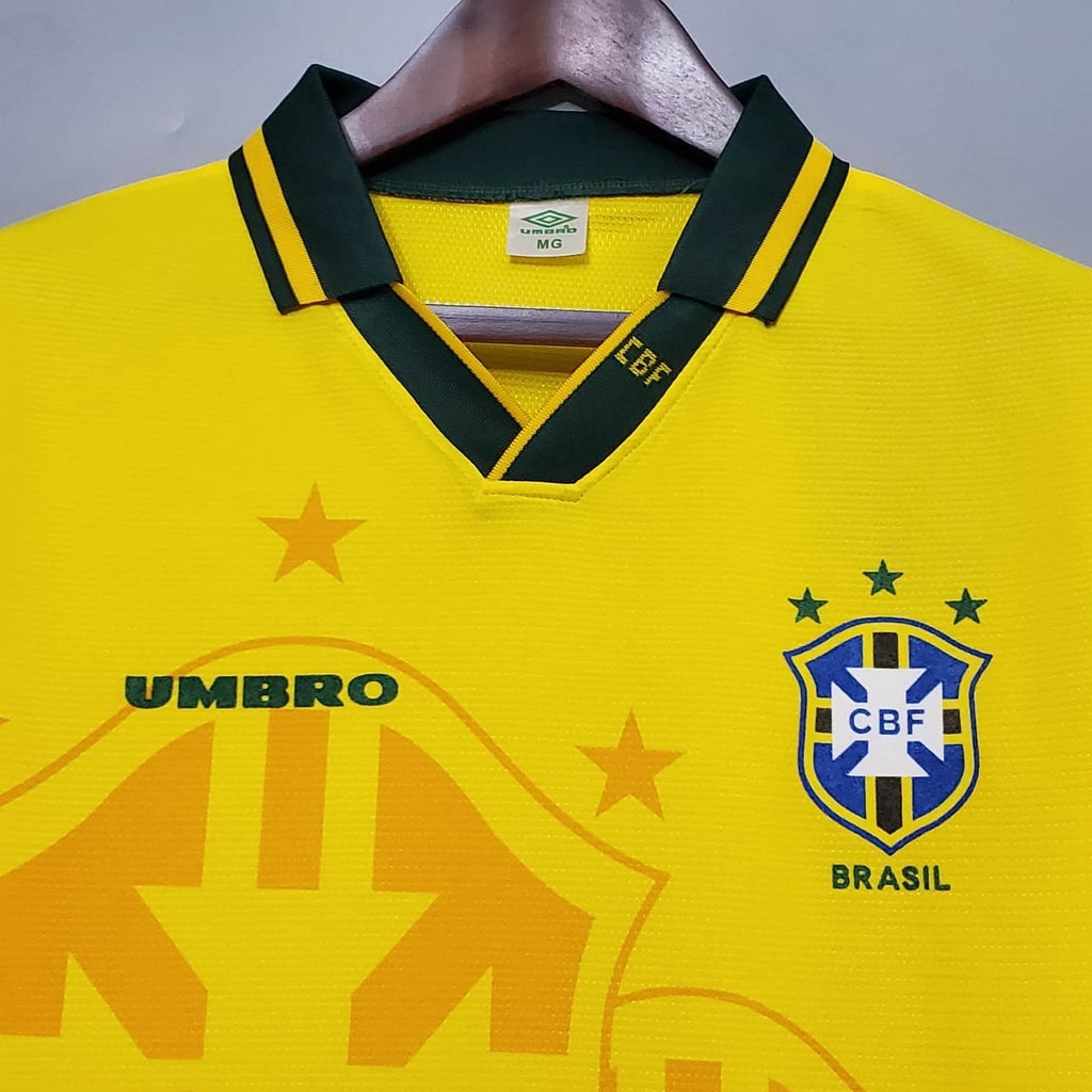 Camisa Seleção Brasileira Retrô 1993/1994 Amarela - Umbro